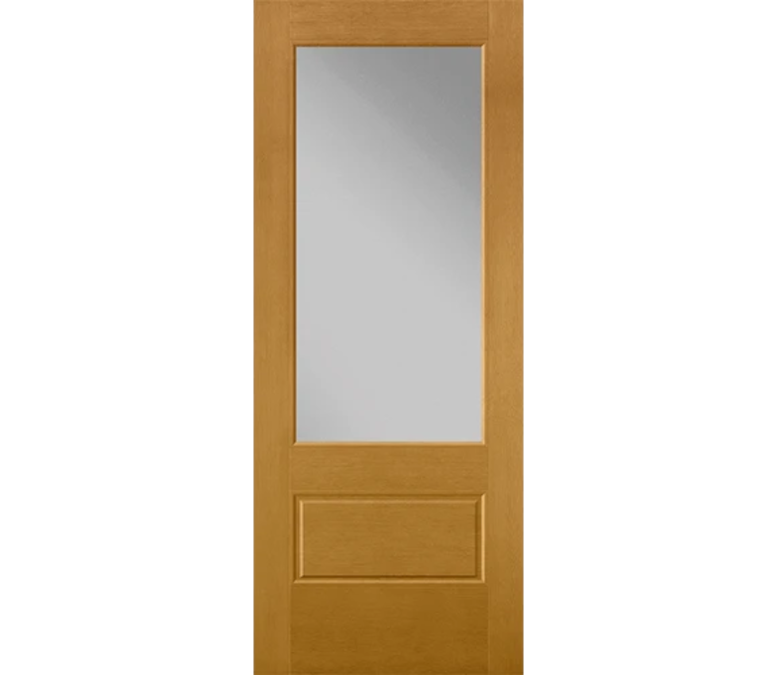 Lawrence 3 Quaters Light Fiberglass Entry Door