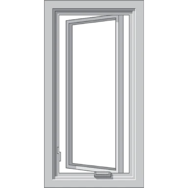 Lawrence Pella Hurricane Shield Series Vinyl Casement Window