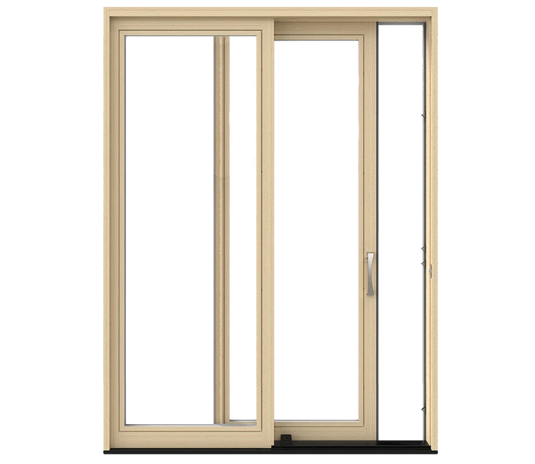 Lawrence Pella Lifestyle Series Wood Sliding Patio Doors