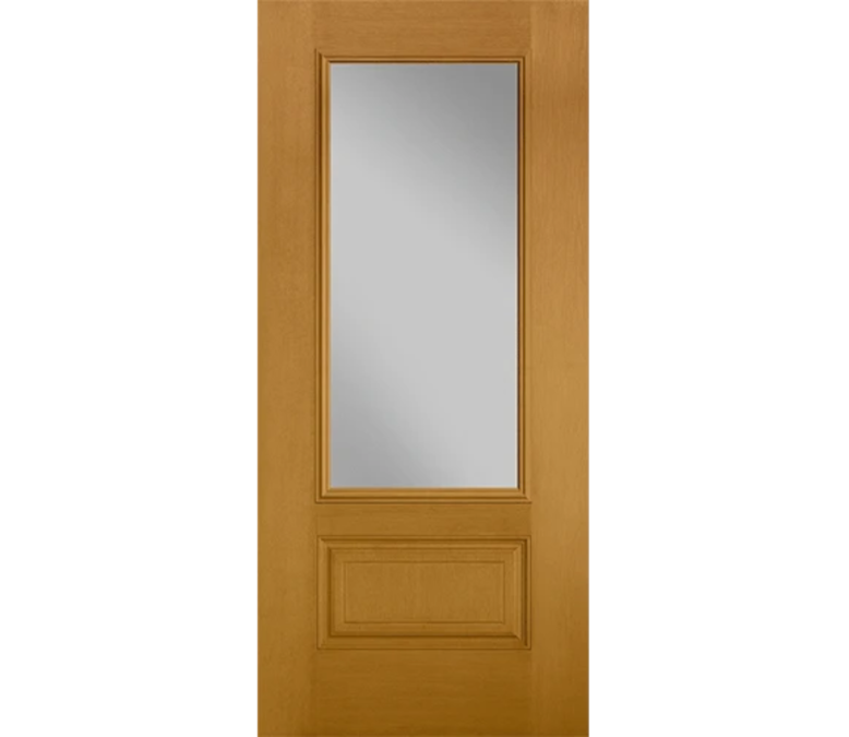 Lawrence Three Quaters light Fiberglass Entry Door